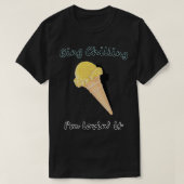 T-shirt Chilling, I_m Lovin_ It (Design devant)