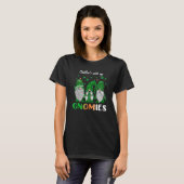 T-shirt Chillin's With My Gnomies St Patrick's Day Shamroc (Devant entier)