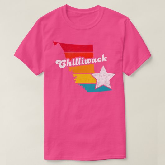 T-shirt Chilliwack Colombie-Britannique Canada Disques Vin (Design devant)