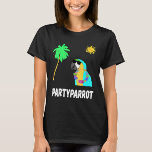 T-shirt Chillout Thug Parrot Hawaii Oiseaux tropicaux Sun 