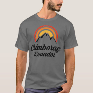T-shirt Chimborazo Equateur Monts Randonnée Souvenir Tour