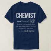 T-shirt Chimie Alchimie Biochimie Formule Molécule 4 (Design devant)