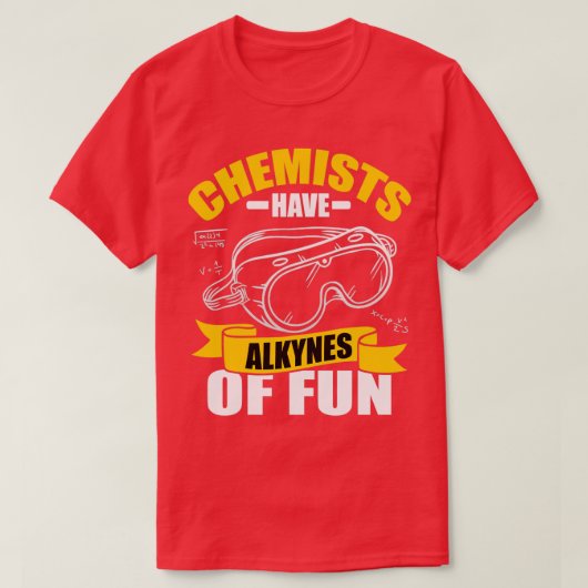 T-shirt Chimie Alkaine Alchimie Biochimie Molécule (Design devant)