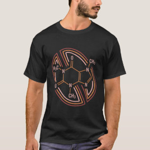 T-shirt Chimie Caféine Molécule Chimique I Love Café