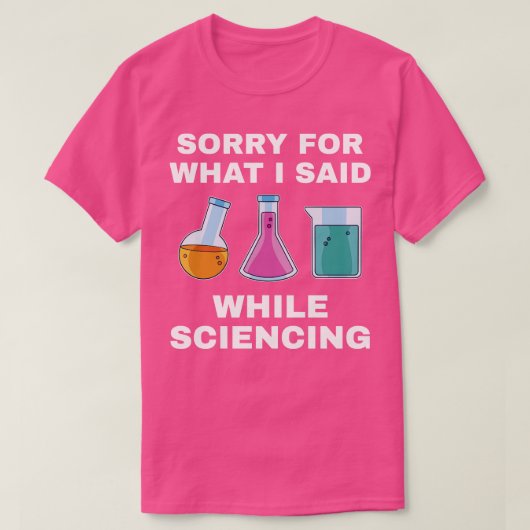 T-shirt Chimie Chimiste Funny Lab Nerd (Design devant)