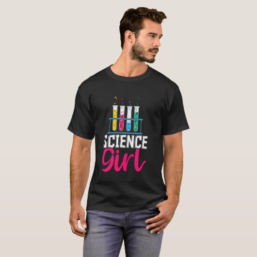 T-shirt Chimie Chimiste Nerd Science Filles Femmes Chimist (Devant entier)