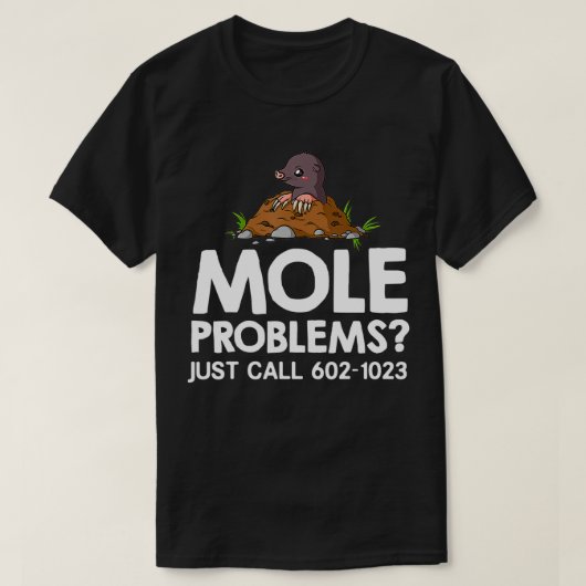T-shirt Chimie de jour Mole Chasseur de cadeaux Chimiste (Design devant)