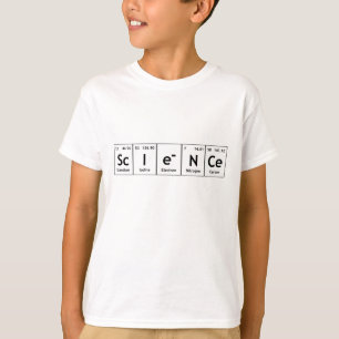 T-shirt Chimie de mot d'éléments de Tableau périodique de