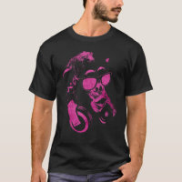 Chimie De Singe Avec Lunettes De Soleil Et Casque