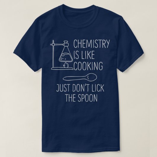 T-shirt Chimie drôle (Design devant)