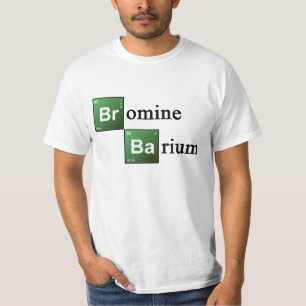 T-shirt Chimie Elemen de Tableau périodique de brome et d