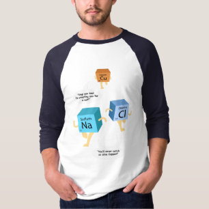 T-shirt Chimie Enseignant Coworker Éléments chimiques Gag