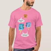T-shirt Chimie Enseignant Coworker Éléments chimiques Gag (Devant)