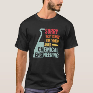 T-shirt chimie génie chimique vintage hommes chimica