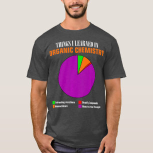 T-shirt Chimie graphique à secteurs hexagone composés dr