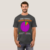 T-shirt Chimie graphique à secteurs hexagone composés drôl (Devant entier)