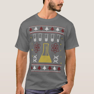 T-shirt Chimie laide style de pull de Noël