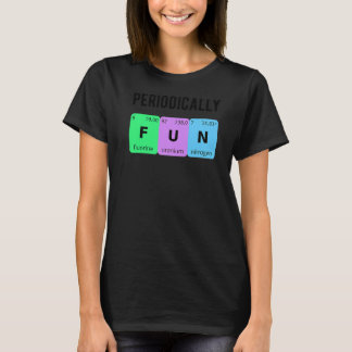 T-shirt Chimie périodiquement amusante Love PhD étudiant C