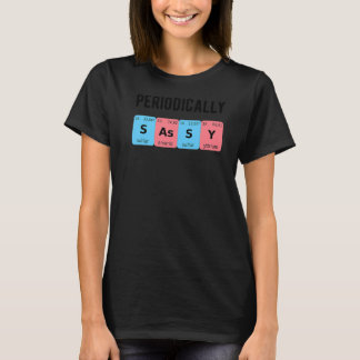 T-shirt Chimie Sassy périodiquement Love Student Chemist