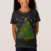 T-Shirt Chimie Science Chandail de Noël Look (Devant)