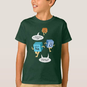 T-shirt Chimie Tableau périodique Éléments science Gag