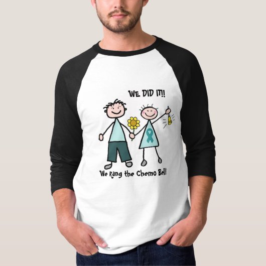 T-shirt Chimio Bell - cancer du col de l'utérus (Devant)