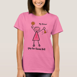 T-shirt Chimio Bell - cancer du sein rose de ruban
