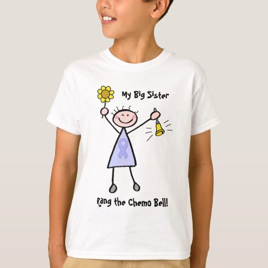 T-shirt Chimio Bell - femme de cancer de l'estomac (Devant)