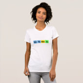 T-shirt Chimique Autisme Foncé (Devant entier)