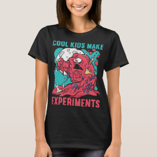 T-shirt Chimiste Emploi Cool Enfants Faire des expériences