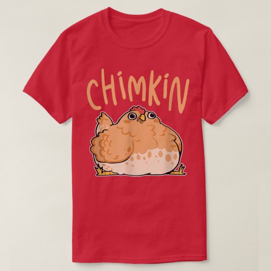 T-shirt Chimkin Funny Gras Poulet (Design devant)