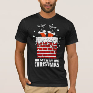 T-shirt Chimney de Noël amusant