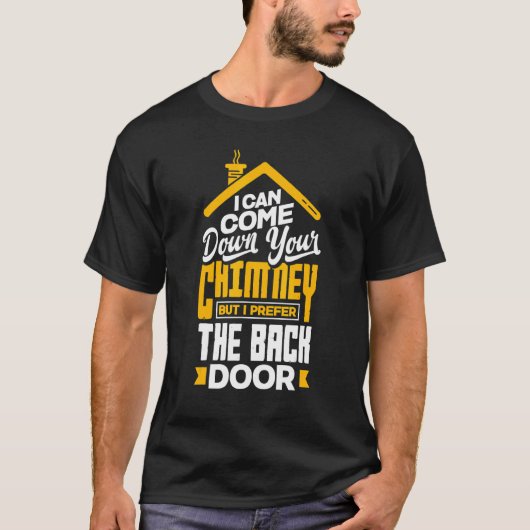 T-shirt Chimney Sweeper Balayage de la profession jeu (Devant)