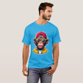 T-SHIRT CHIMP DANS DA HOUSE 8 (Devant entier)