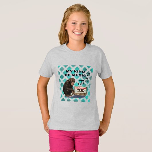 T-shirt chimpanzé (Devant entier)