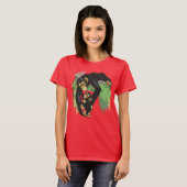 T-shirt chimpanzé avec le bébé (Devant entier)
