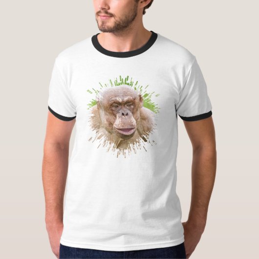 T-shirt Chimpanzé sans cheveux (Devant)