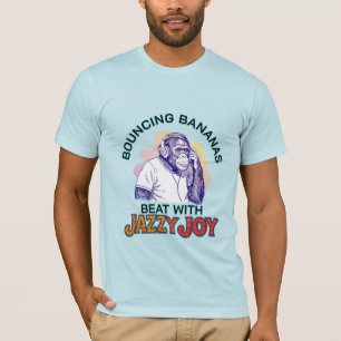 T-shirt chimpanzé-un bon auditeur