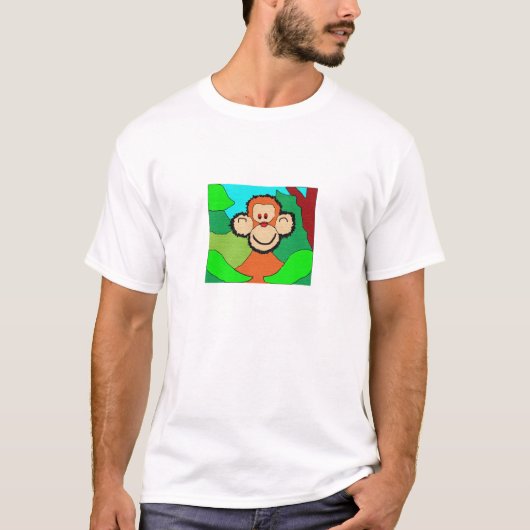 T-shirt Chimpanzé vilain (Devant)