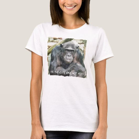 T-SHIRT CHIMPANZÉS (Devant)