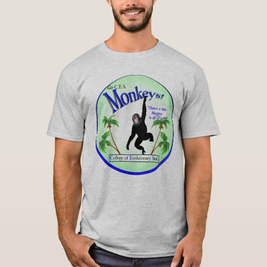 T-shirt Chimpanzés d'évolution ! (Devant)