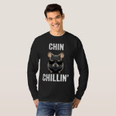 T-shirt Chin Chillin Funny Chinchilla Owner Chinchilla Mom (Devant entier)