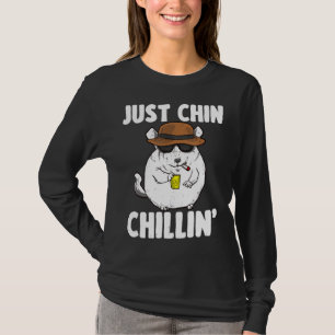 T-shirt Chin Chillin' Pour Les Propriétaires De Chinchilla