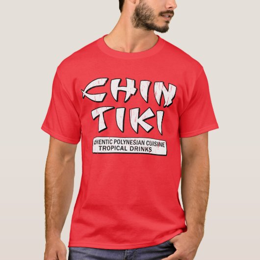 T-shirt Chin Tiki Detroit (Devant)