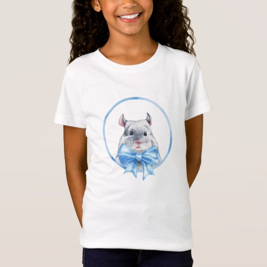 T-Shirt Chinchilla 1. Arc bleu (Devant)