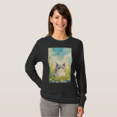 T-shirt Chinchilla blotti dans l'étreinte de la nature (Devant entier)