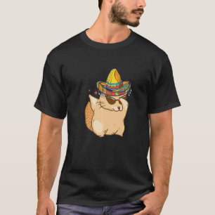 T-shirt Chinchilla Danser Mexicaine Chinchilla Sombrero An