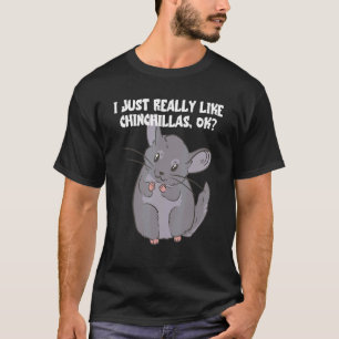 T-shirt Chinchilla mignonne rongeuse animal familier Chinc
