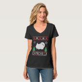 T-shirt Chinchilla Noël laid (Devant entier)