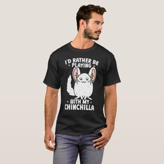 T-shirt Chinchilla Pet Animal 3 (Devant entier)